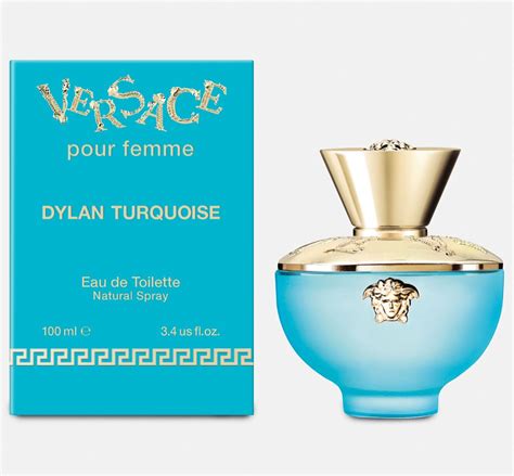 versace dylan turquoise edt 100ml|Versace dylan turquoise gift set.